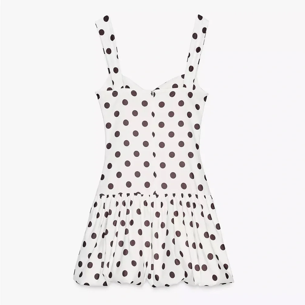 Zara Polka Dot Mini Dress - Picture 15 of 16